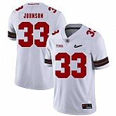 Ohio State Buckeyes 33 Pete Johnson White Diamond Nike Logo College Football Jersey Dzhi,baseball caps,new era cap wholesale,wholesale hats